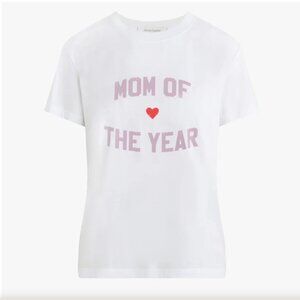 Favorite Daughter Mom of the Year Tee in White and Wisteria